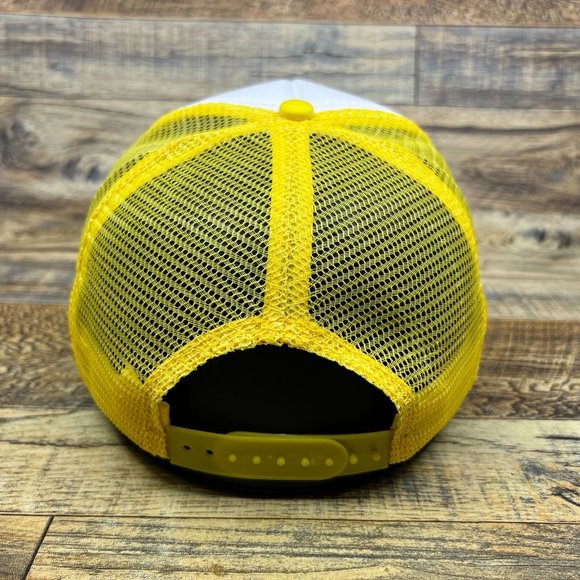 Ronalds Playplace Mens Trucker Hat Yellow Snapback 1994 McDonalds Playgound Cap - Picture 5 of 8